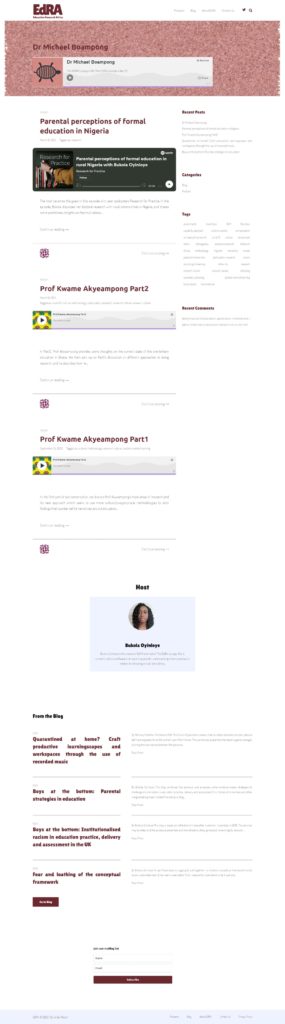 Client's Homepage - portfolio